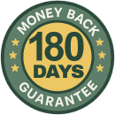 180 Days Money-Back Guarantee
